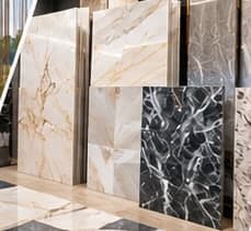 Marble and granite slabs ready for finishing works